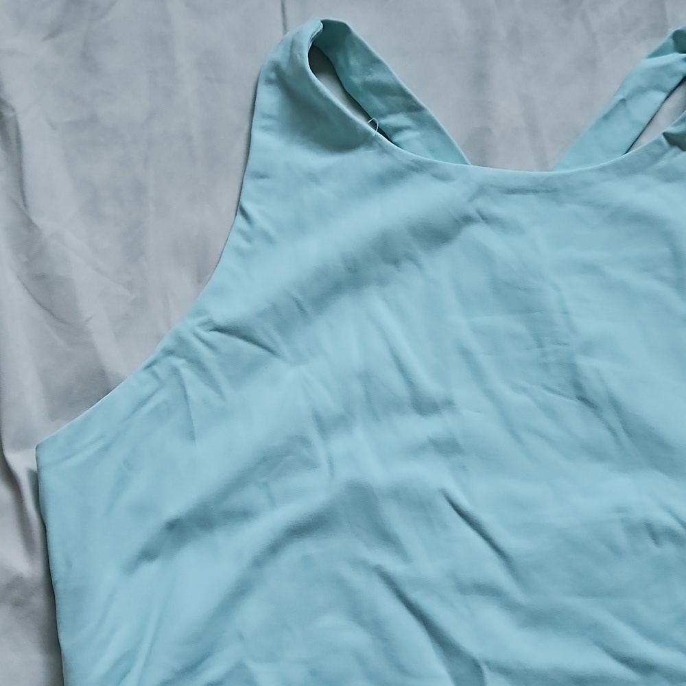 Blue Rain x Francesca's Aqua Bodysuit, Size XL - Picture 3 of 6